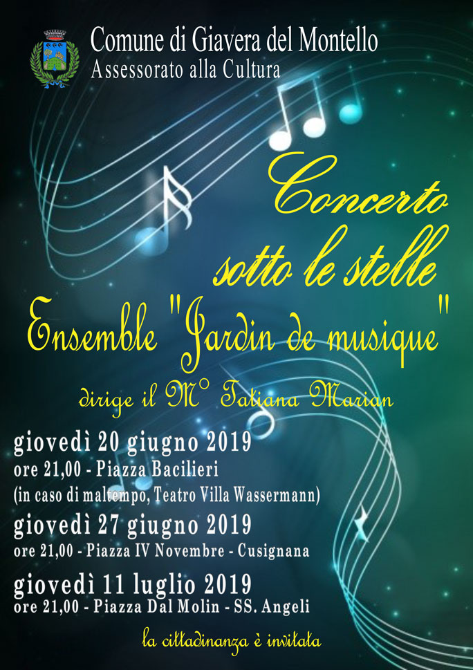 2018 GIAVERA DEL MONTELLO CONCERTO SOTTO LE STELLE