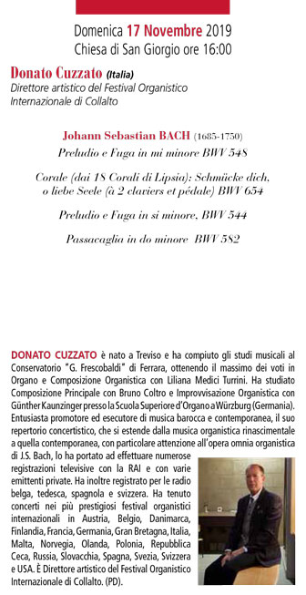 concerto donato cuzzato
