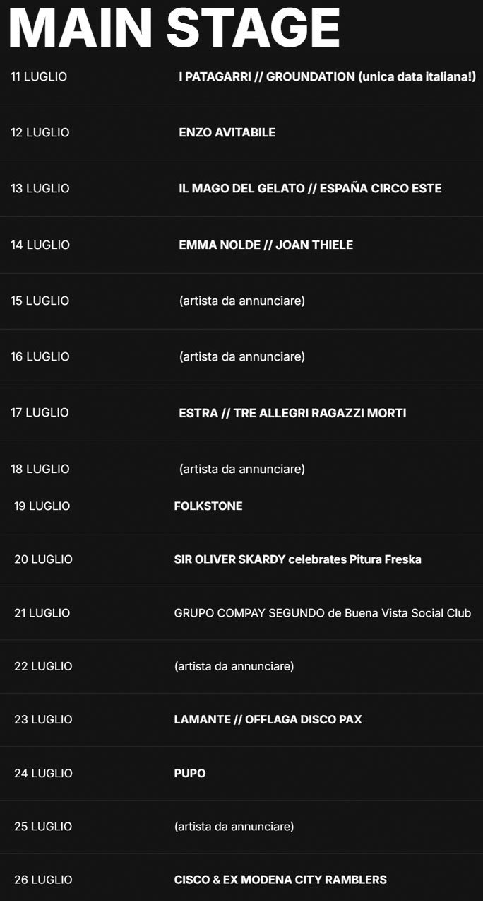 TREVISO SUONI DI MARCA CONCERTI 2025