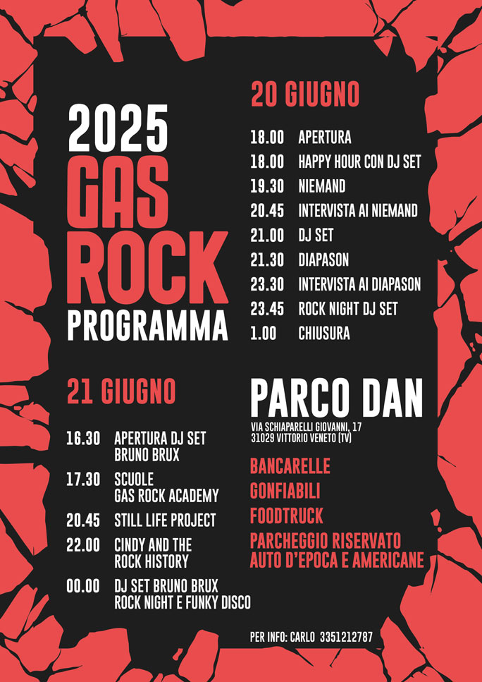VITTORIO VENETO GAS ROCK programma