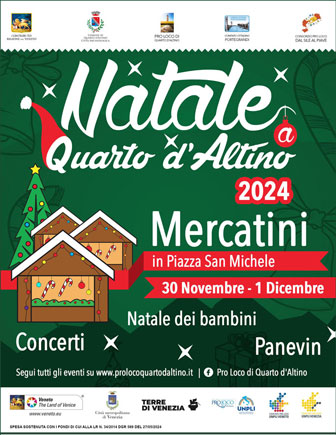 mercatini di natale a quarto d'altino 2024