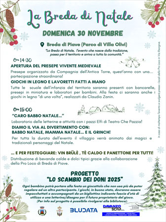 breda di piave feste di natale domenica 30 novembre