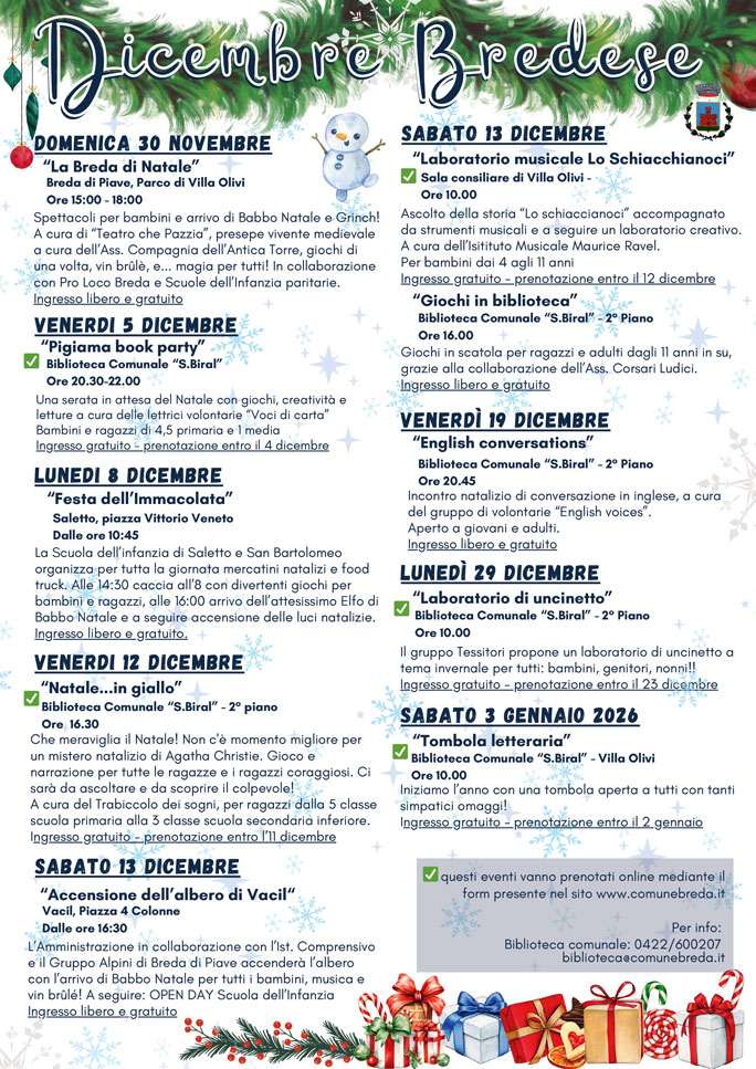 breda di piave feste di natale