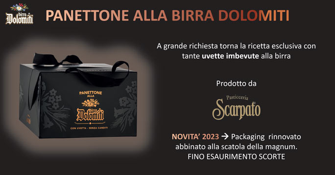 birreria pedavena panettone dolomiti delle feste 2023