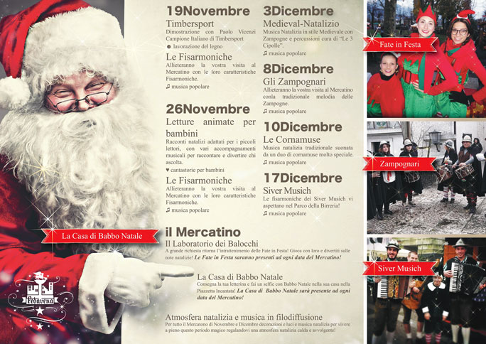 2017 BELLUNO PEDAVENA MERCATINI DI NATALE