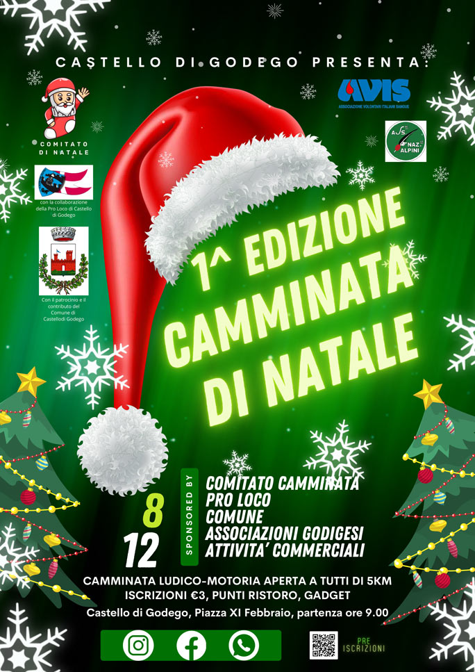 2023 CASTELLO DI GODEGO CAMMINATA DI NATALE