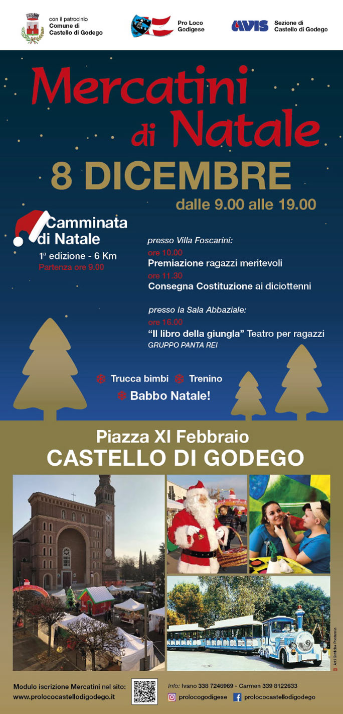 2023 CASTELLO DI GODEGO MERCATINI DI NATALE