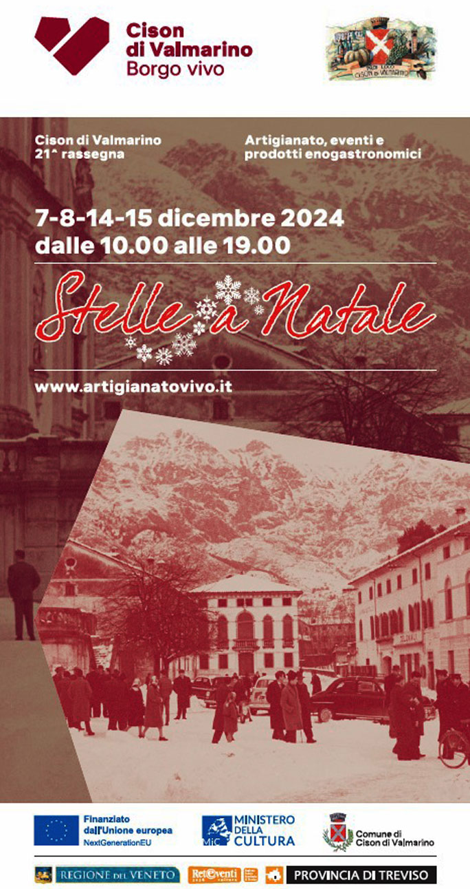 2024 cison di valmarino mercatini di natale stelle a natale