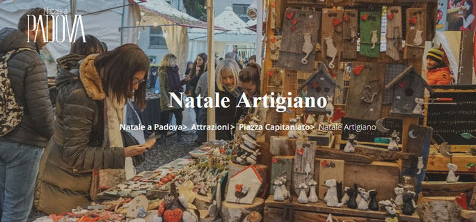 Mercatini Natale Padova.Mercatini Di Natale A Padova Natale Artigiano Mercatini Di Natale A Montegrotto Terme Merry Christmas Dal 6 Dicembre 2019 Al 6 Gennaio 2020