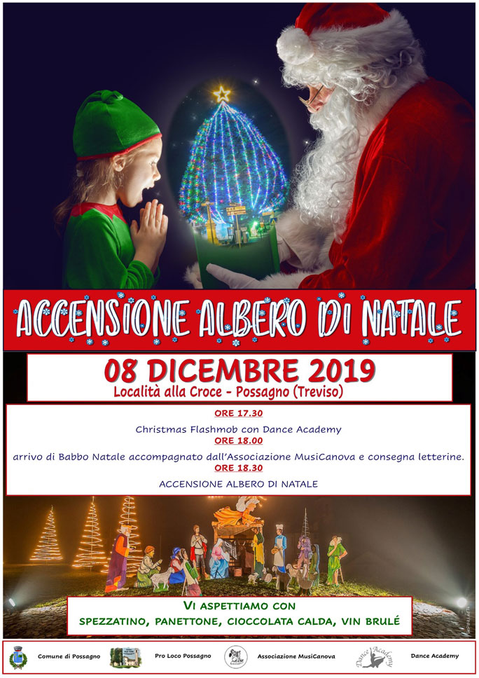 Babbo Natale 8 Dicembre.Accensione Albero Di Natale Con Babbo Natale A Possagno Domenica 8 Dicembre 2019