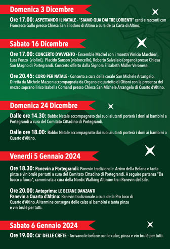 2023 quarto d'altino feste di natale
