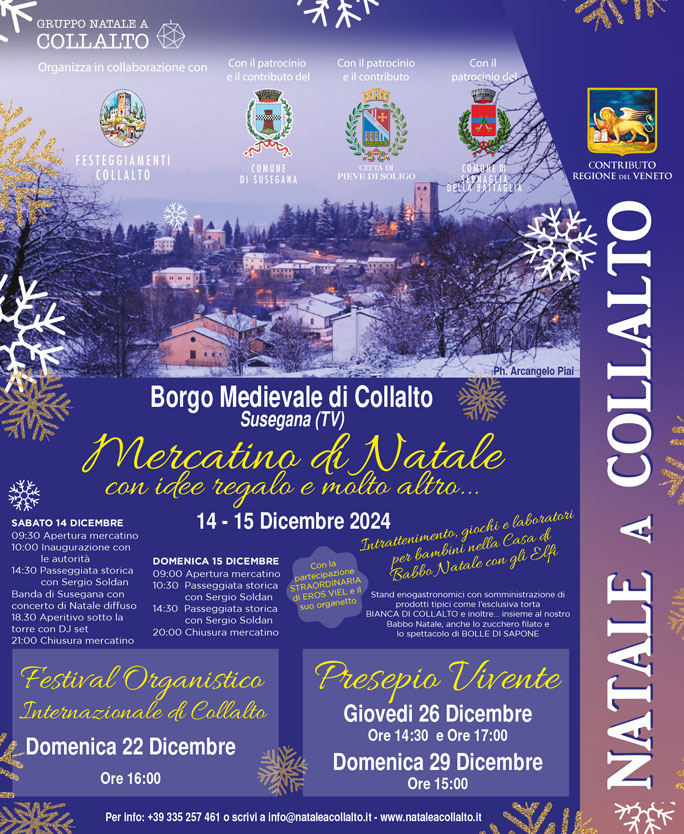 2024 NATALE A COLLALTO MERCATINI DI NATALE
