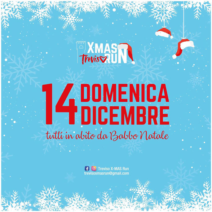 treviso corsa di babbo natale treviso christmas run
