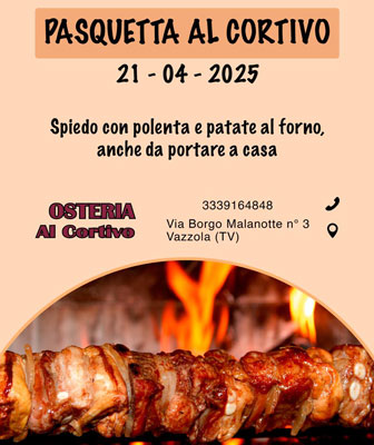 Pasquetta a Vazzola Osteria Al Cortivo