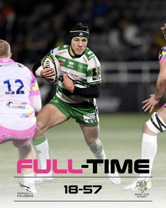 2024 rugby challenge cup match newcastle falcons treviso benetton