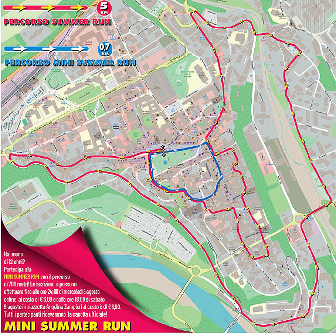 belluno mini summer run gara per bambini