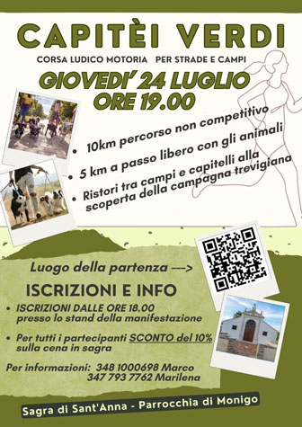 treviso monigo corsa podistica capitei verdi