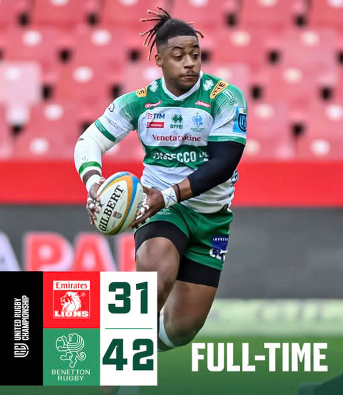 2025 rugby united championship match  emirates lions benetton treviso