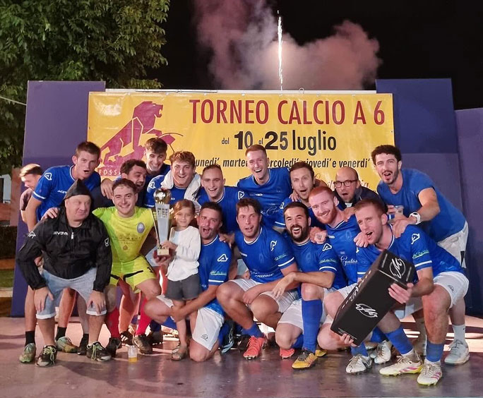 FOSSALTA MAGGIORE TORNEO DI CALCIO A 6 squadra vincitrice