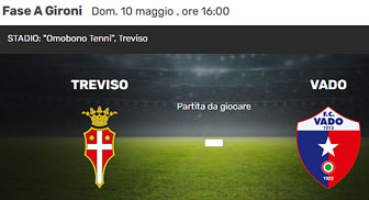 calcio treviso vado