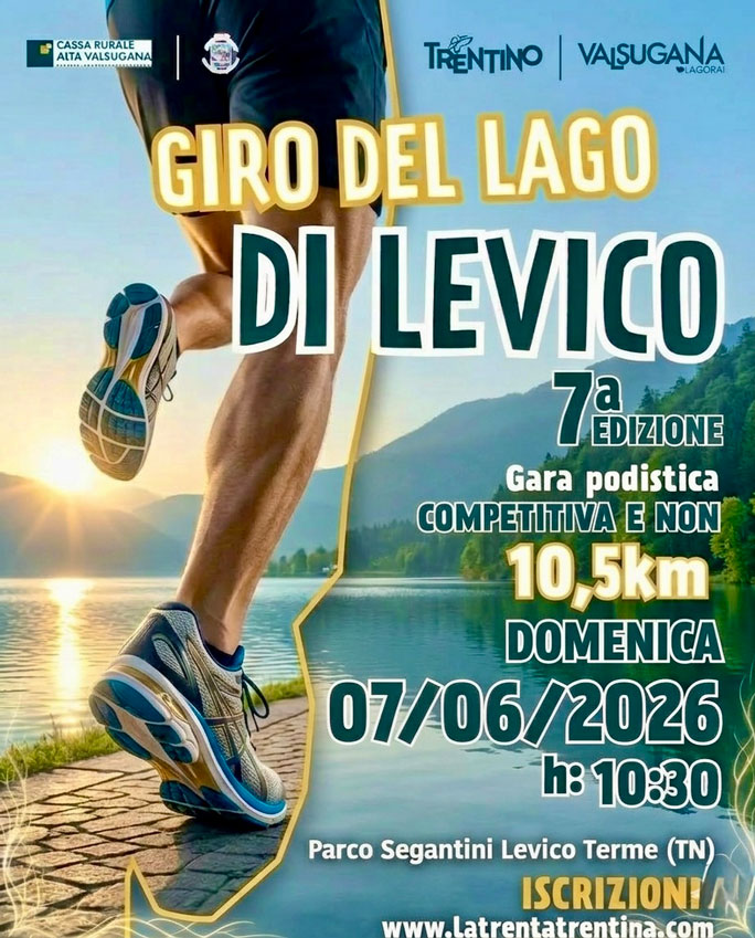 corsa podistica giro del lago di levico 