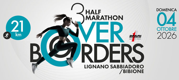 half marathon over borders mezza maratona da lignano a bibione