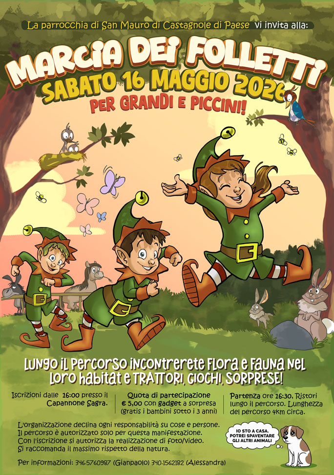 PAESE CASTAGNOLE MARCIA DEI FOLLETTI