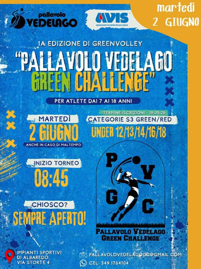 pallavolo green volley challenge a albaredo di vedelago