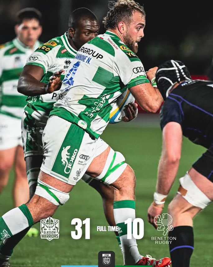 2026 Rugby United Championship match Glasgow Treviso