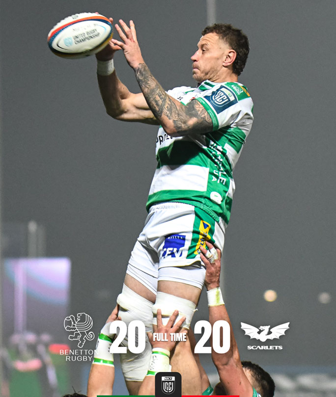 2026 Rugby United Championship match Treviso Scarlets