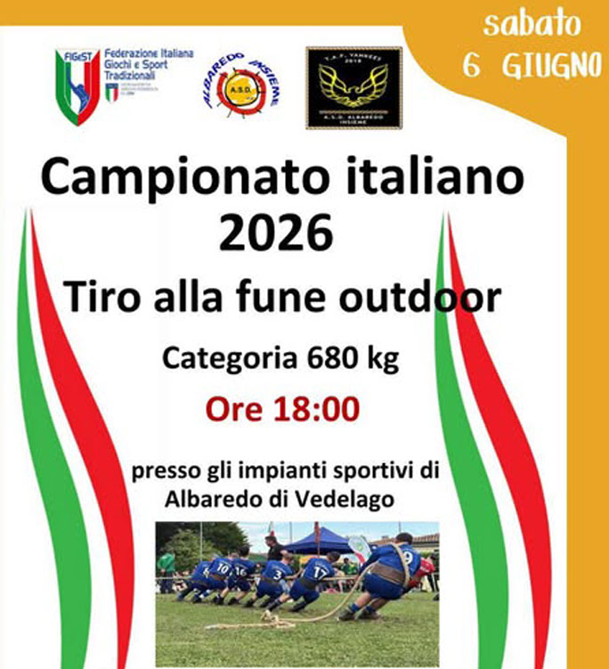 tiro alla fune campionato italiano a albaredo di vedelago