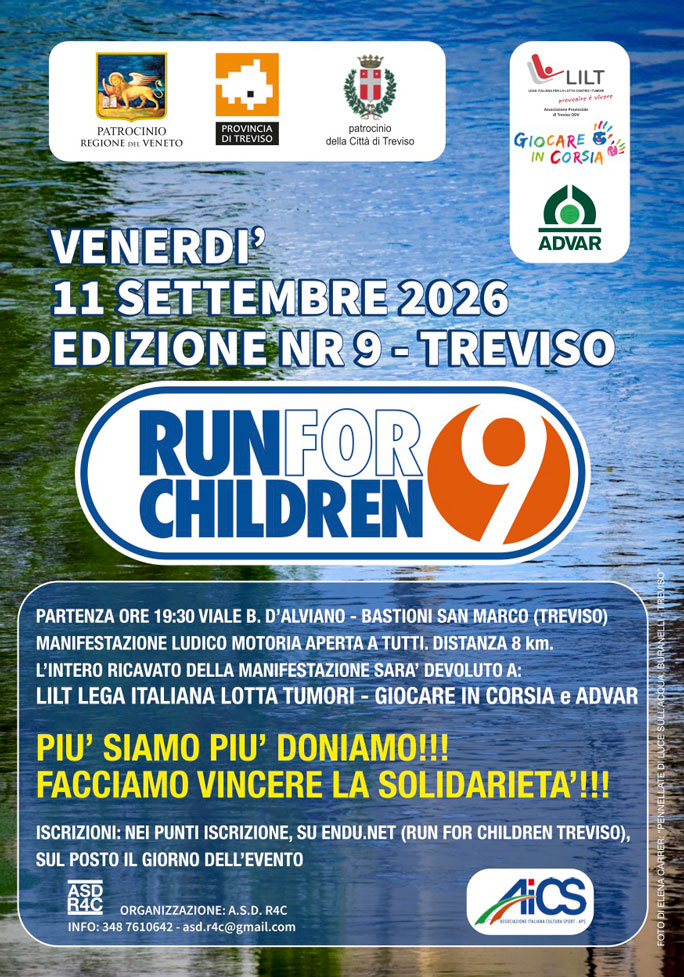 treviso corsa podistica non competitiva run for children