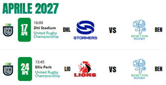 2026 RUGBY TREVISO BENETTON MATCH APRIL