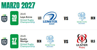 2026 RUGBY TREVISO BENETTON MATCH MARCH