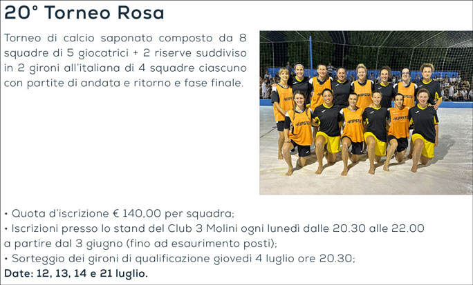 Gaiarine Campomolino Calcio Saponato Torneo di Splashball femminile
