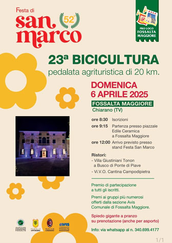 2025 FOSSALTA MAGGIORE BICICULTURA