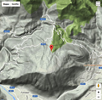 BELLUNO PEDAVENA CIASPALONGA MONTE AVENA percorso