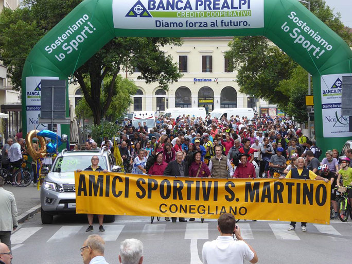 partenza CONEGLIANO PEDALA