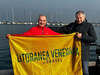 litoranea venexiana in gravel presidente gabriele tomaello