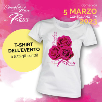 2023 conegliano run in rosa tshirt in omaggio