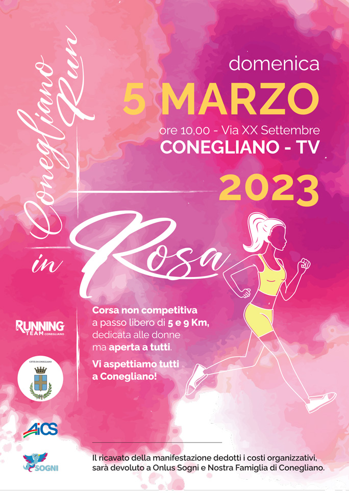 2023 conegliano run in rosa