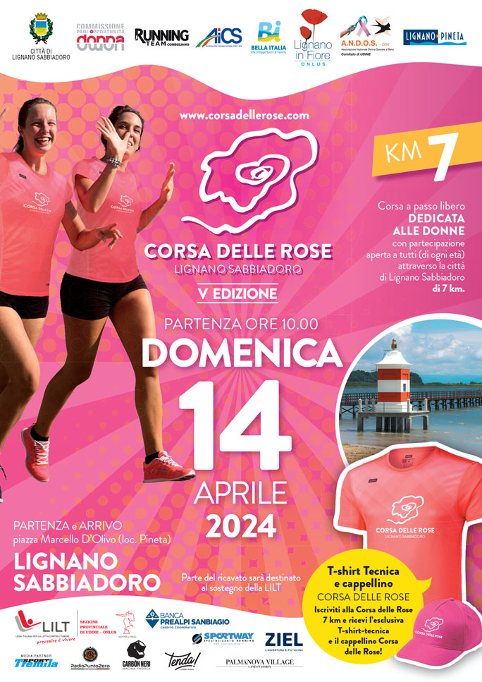 2024 corsa delle rose lignano sabbiadoro 