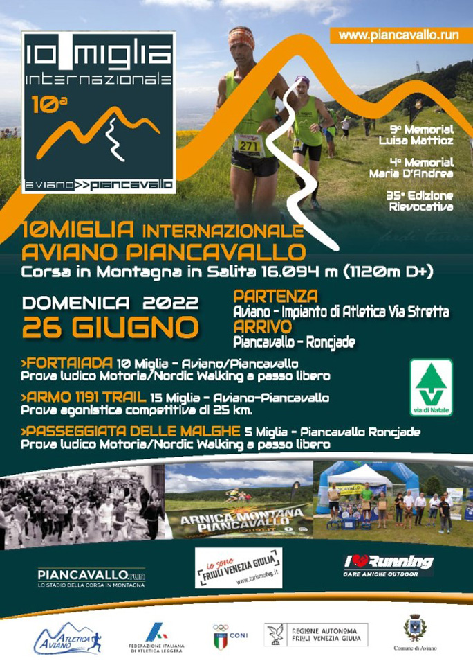 2022 10 MIGLIA INTERNAZIONALE AVIANO PIANCAVALLO