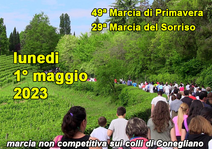 2023 CONEGLIANO MARCIA NON COMPETITVA DI PRIMAVERA MARCIA DEL SORRISO