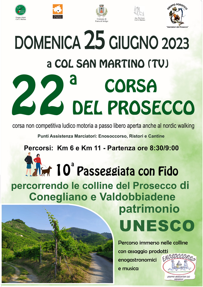 2023 FARRA DI SOLIGO COL SAN MARTINO CORSA DEL PROSECCO 
