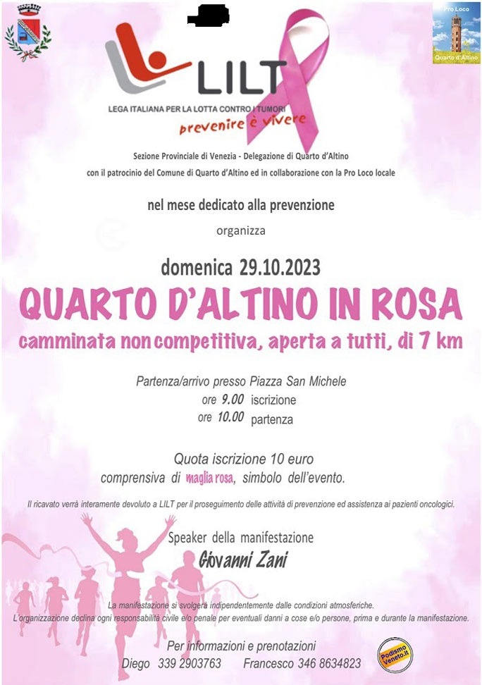 2023 quarto d'altino in rosa