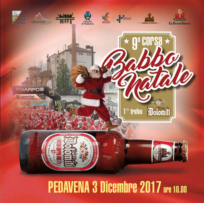 2017 BELLUNO PEDAVENA CORSA DI BABBO NATALE