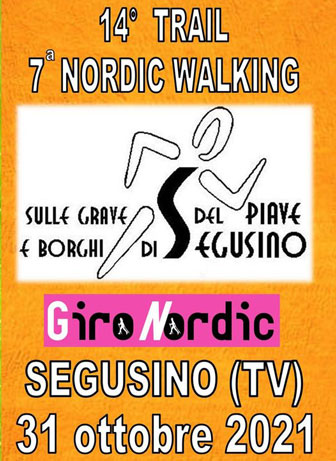 2021 SEGUSINO corsa podistica e nordic walking sulle grave del piave