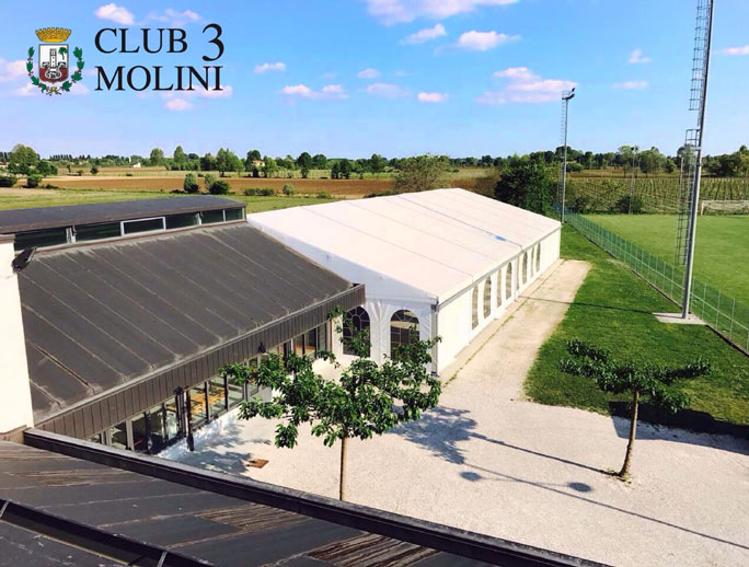 Gaiarine Campomolino club 3 molini padiglione feste