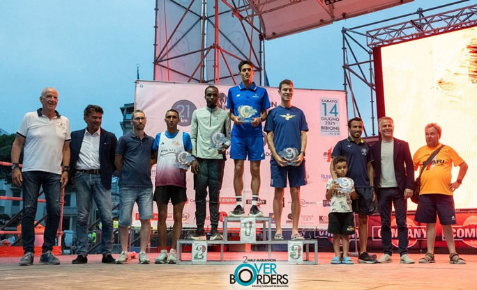 half marathon over borders bibine llignano vincitore